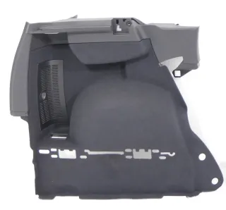Audi A2 8Z Abdeckung Verkleidung Kofferraum hinten links 8Z0863879F schwarz - Bild 1