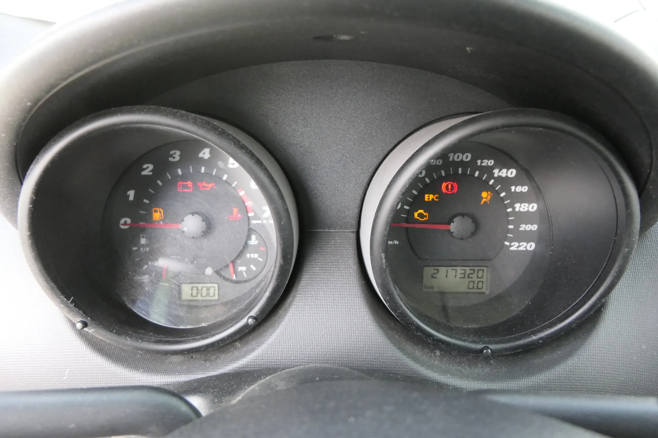 Seat Arosa Tacho Tachometer Kombiinstrument 217.000km 6H0920800 Benziner1.0 50PS - Bild 1