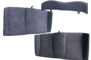 VW Golf 3+4 1E Cabrio Sitz Sitze hinten Rückbank Rücksitzbank Rücksitze - Bild 1