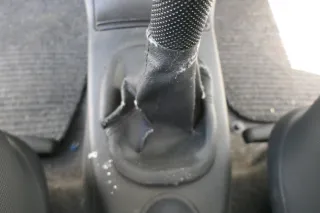 VW Lupo Polo 6N2 Schaltknauf Schaltsack Schaltung Schaltknüppel schwarz Leder - Bild 3
