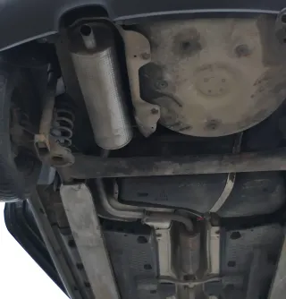 VW Polo 9N Ibiza 6L Auspuff Endschalldämpfer + Mittel hinten 1,2 AWY AZQ BMD BME - Bild 2