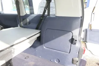 VW T4 Verkleidung Abdeckung Seite hinten rechts Multivan blau lagune + Klappe - Bild 1