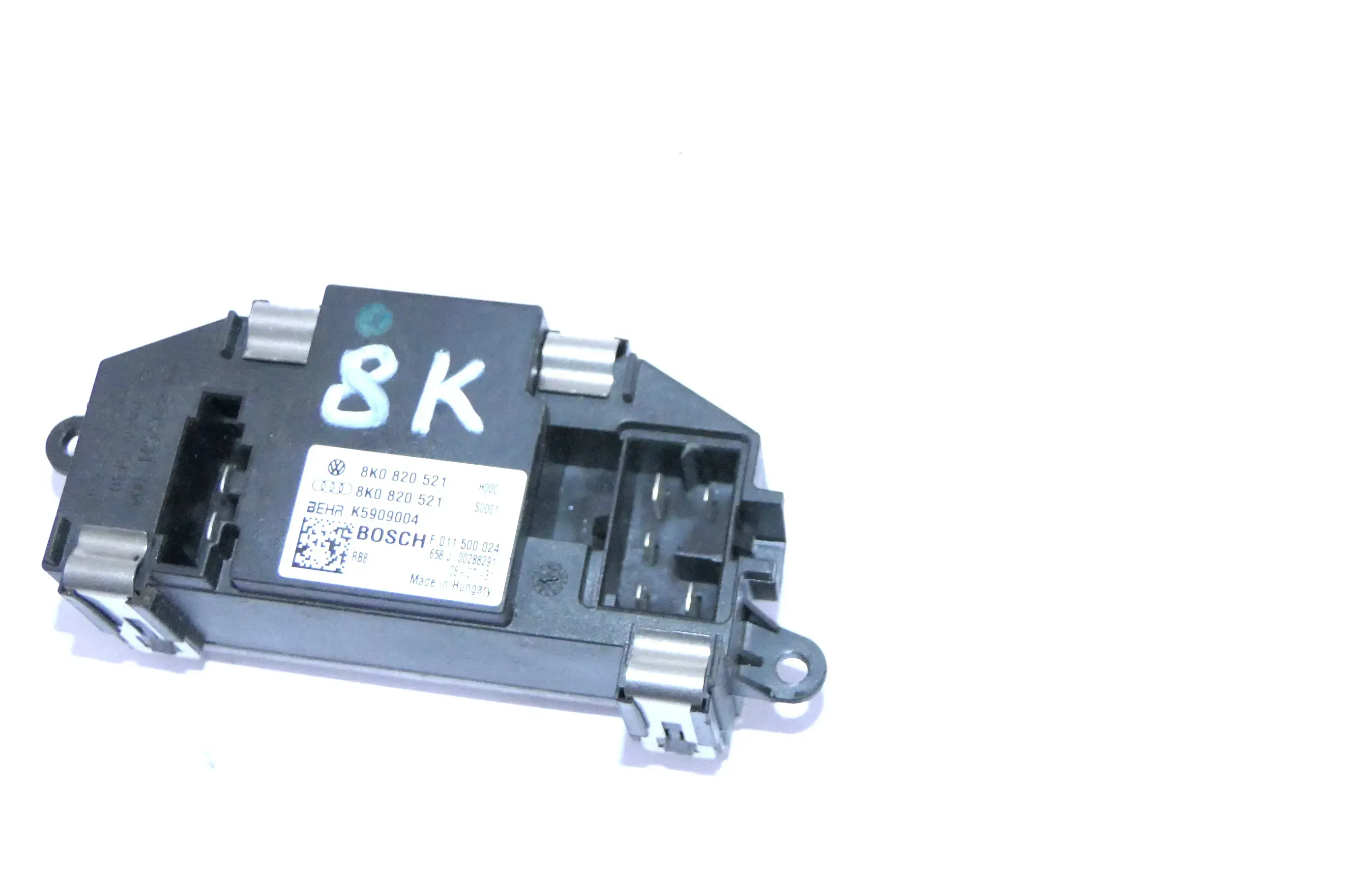 Audi A4 8K B8 Lüfter Gebläseregler Widerstand Heizung Klimaanlage 8K0820521 B - Bild 1
