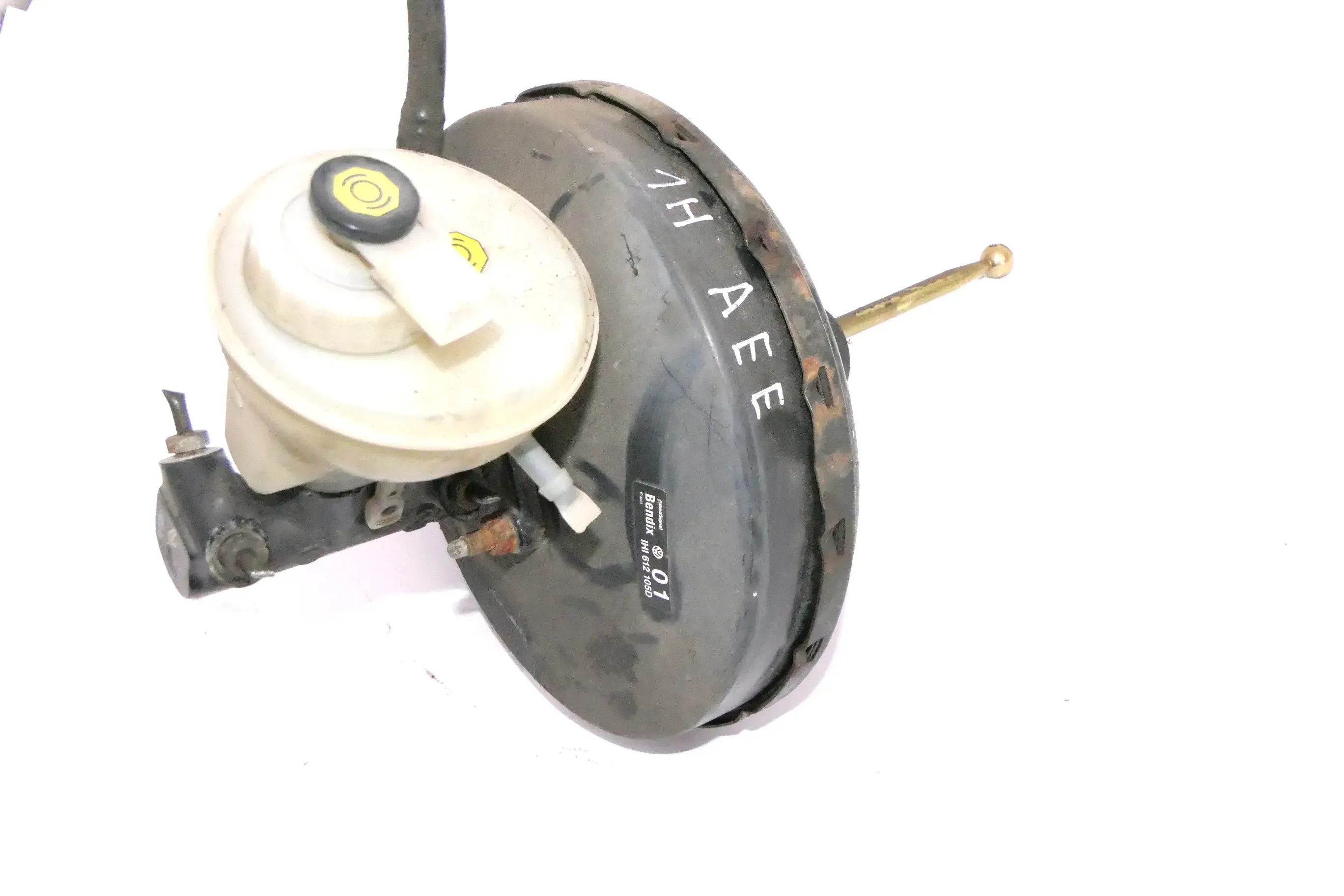 VW Golf 3 Bremskraftverstärker Bremskraftregler 1H1612105D 1H1612107C ohne ABS - Bild 1