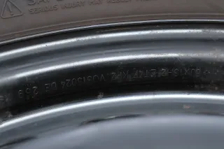 VW Golf Touran Sommerreifen Reifen Felgen 195/65 R15 91H Caddy 4-5mm - Bild 6