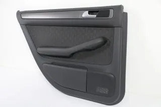 1x Audi A6 4B Türverkleidung Verkleidung Tür hinten links soul schwarz - Bild 4