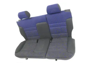 Audi A3 8L Sitz Sitze hinten Rückbank Rücksitzbank Sitzfläche Kopfstützen blau k - Bild 1