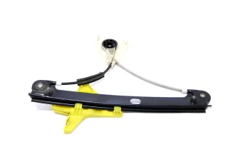 VW Polo 6R ektrischer Fensterheber hinten links 4/5-Türer Gestänge Heber - Bild 1