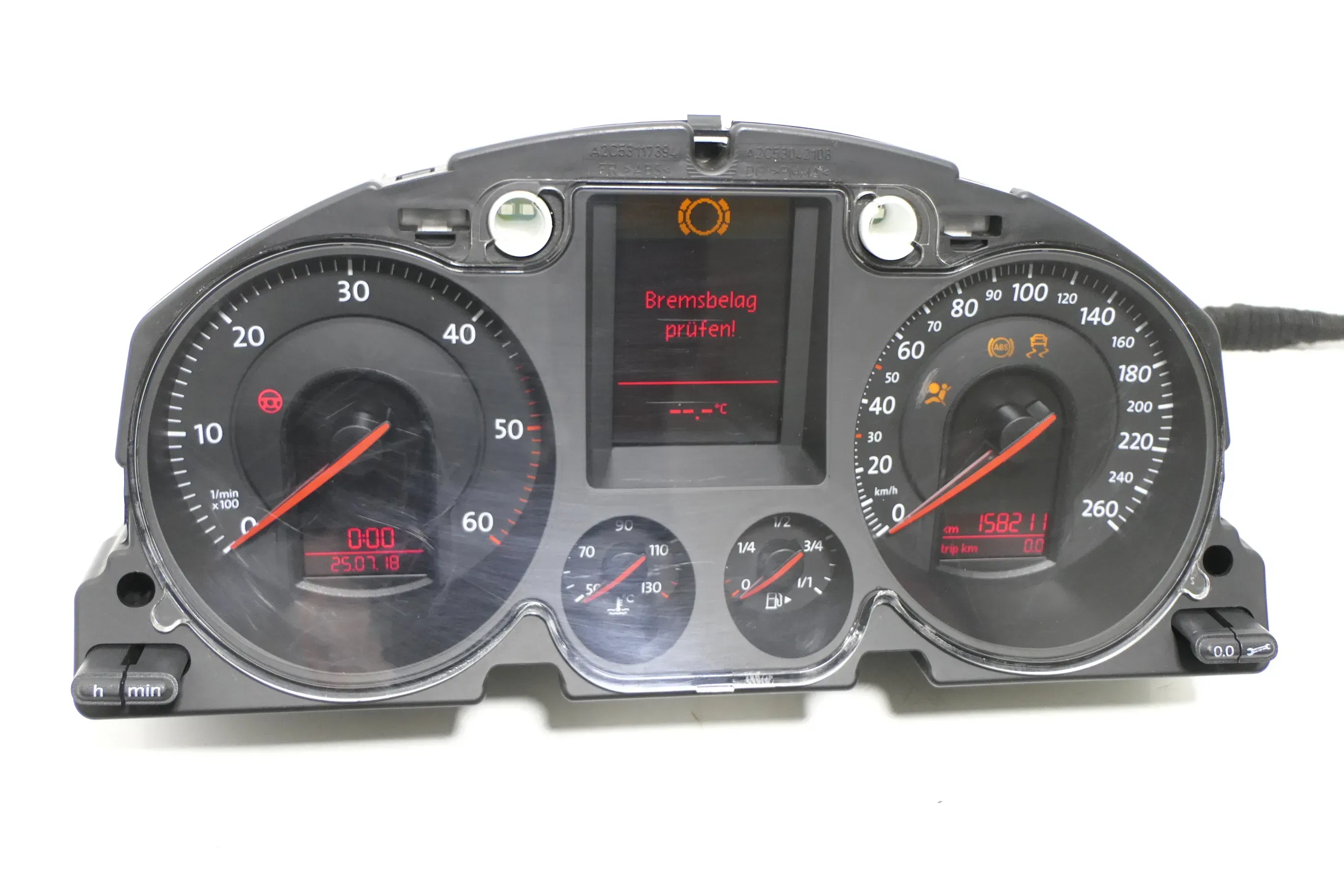 VW Passat 3C Tacho Tachometer 158.000km 3C0920871E Diesel TDI Kombiinstrument - Bild 1