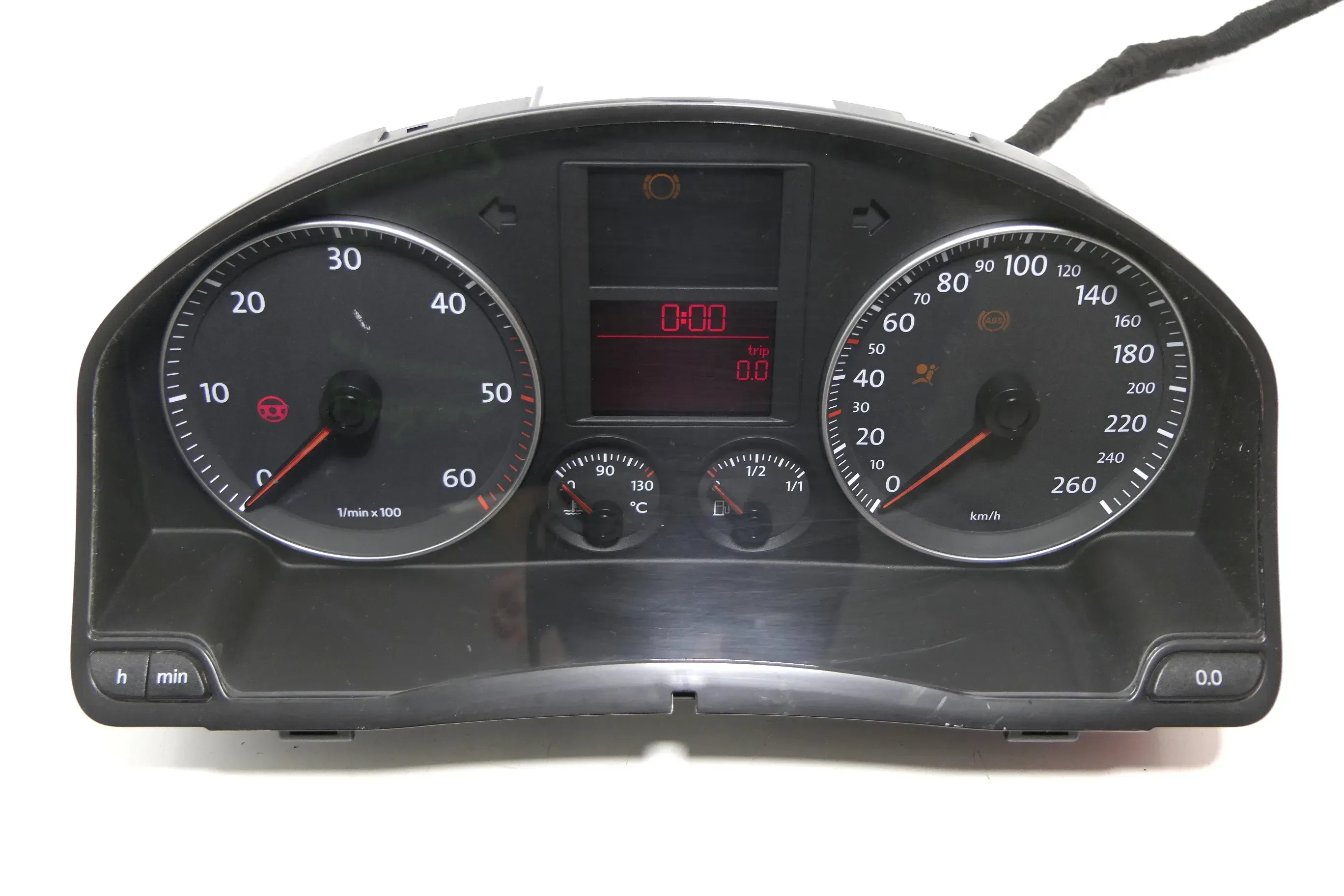VW Golf 5 1K 5M Plus Tacho Kombiinstrument 1K0920850F /L 1.9 TDI 262.000 km - Bild 1