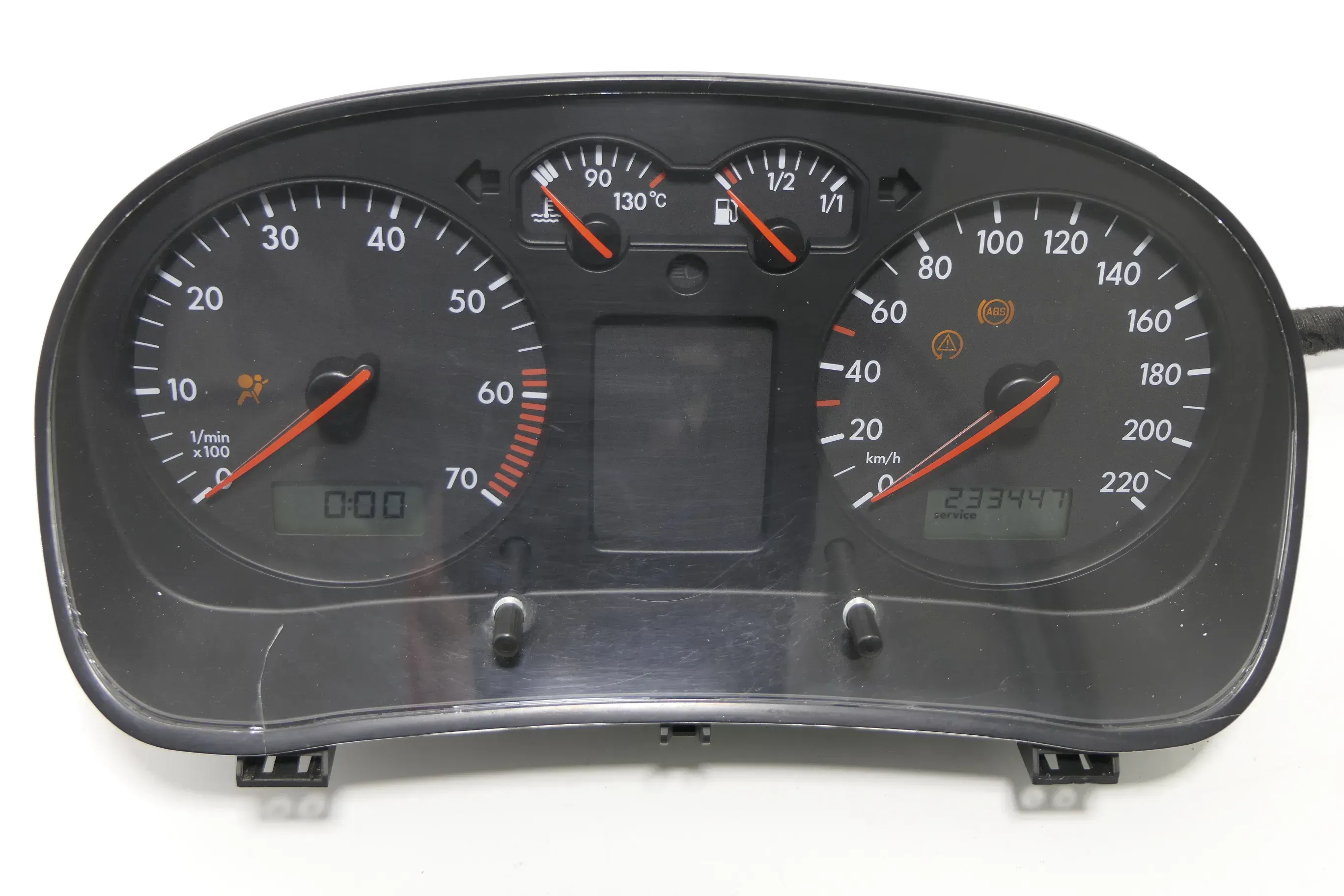 VW Golf 4 Tacho Tachometer Kombiinstrument 233.000km 1J0919861 1,4 16V 75PS 55kw - Bild 1
