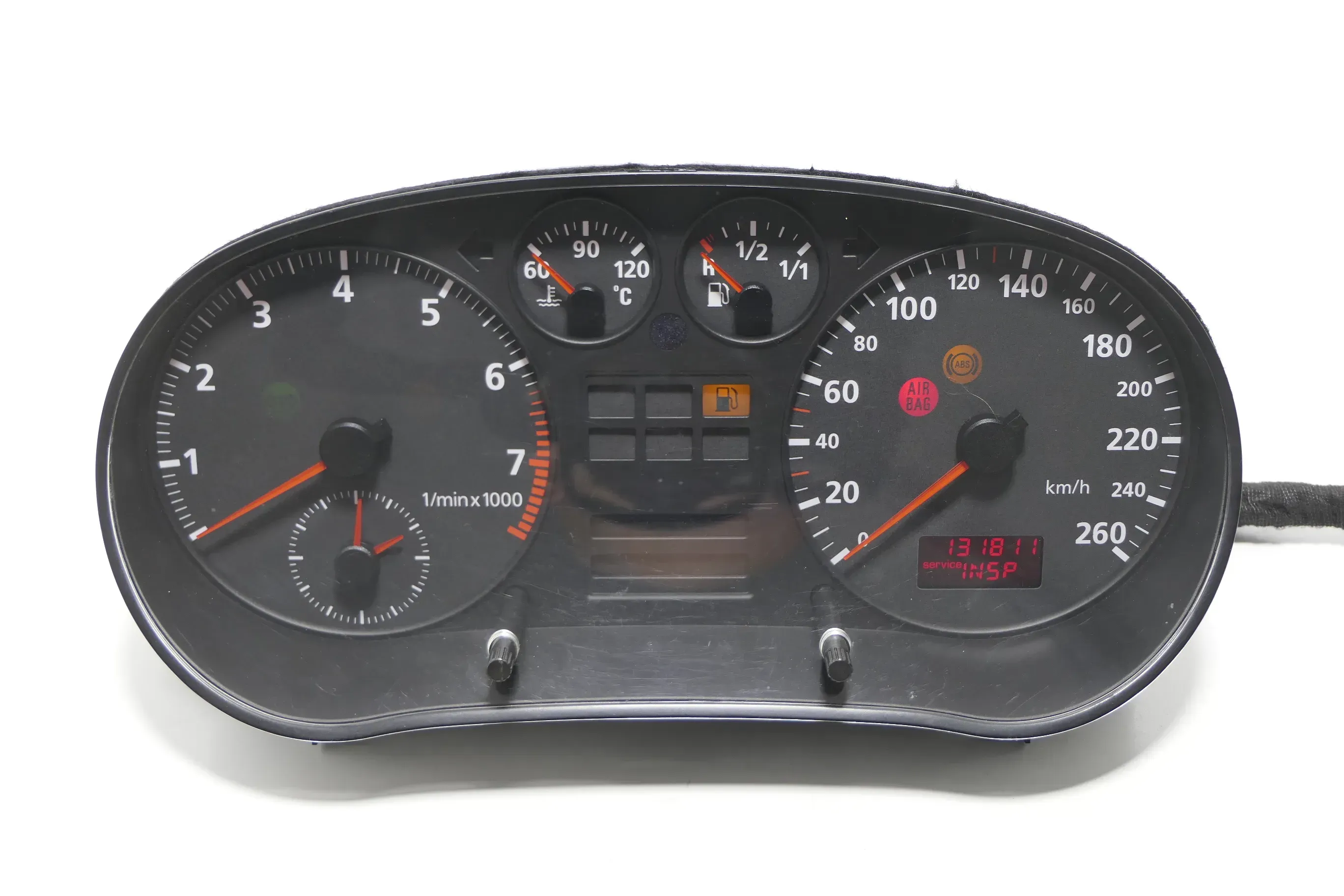 Audi A3 8L Tacho Tachometer Kombiinstrument 8L0919860A 131.000k Benziner 260km/h - Bild 1