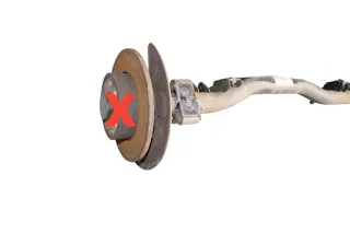 VW Caddy 2K Achse hinten Hinterachse Achsträger Scheibenbremse - Bild 2