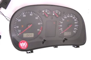VW Golf 4 Bora Tacho Tachometer Kombiinstrument 1J0919860D 170.000km - Bild 1