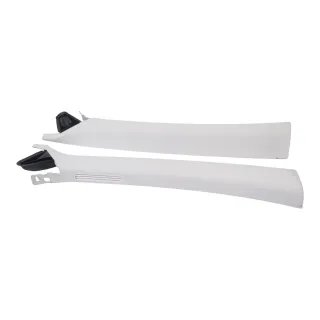 2x Passat B8 3G A-Säulen Verkleidung rechts+ links oben Abdeckung weiß St.Tropez - Bild 3