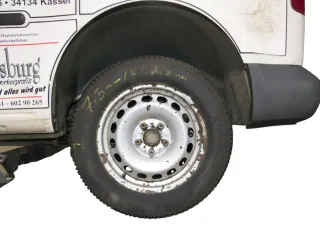 2x Felgen Caddy 2K 195/65 R15 Winterreifen Felge 6jx15H2 ET47 Reifen -ca.6-7,5mm - Bild 2