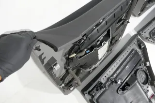 VW Touran 4x Türverkleidung Verkleidung Tür vorne +hinten links grau - Bild 9