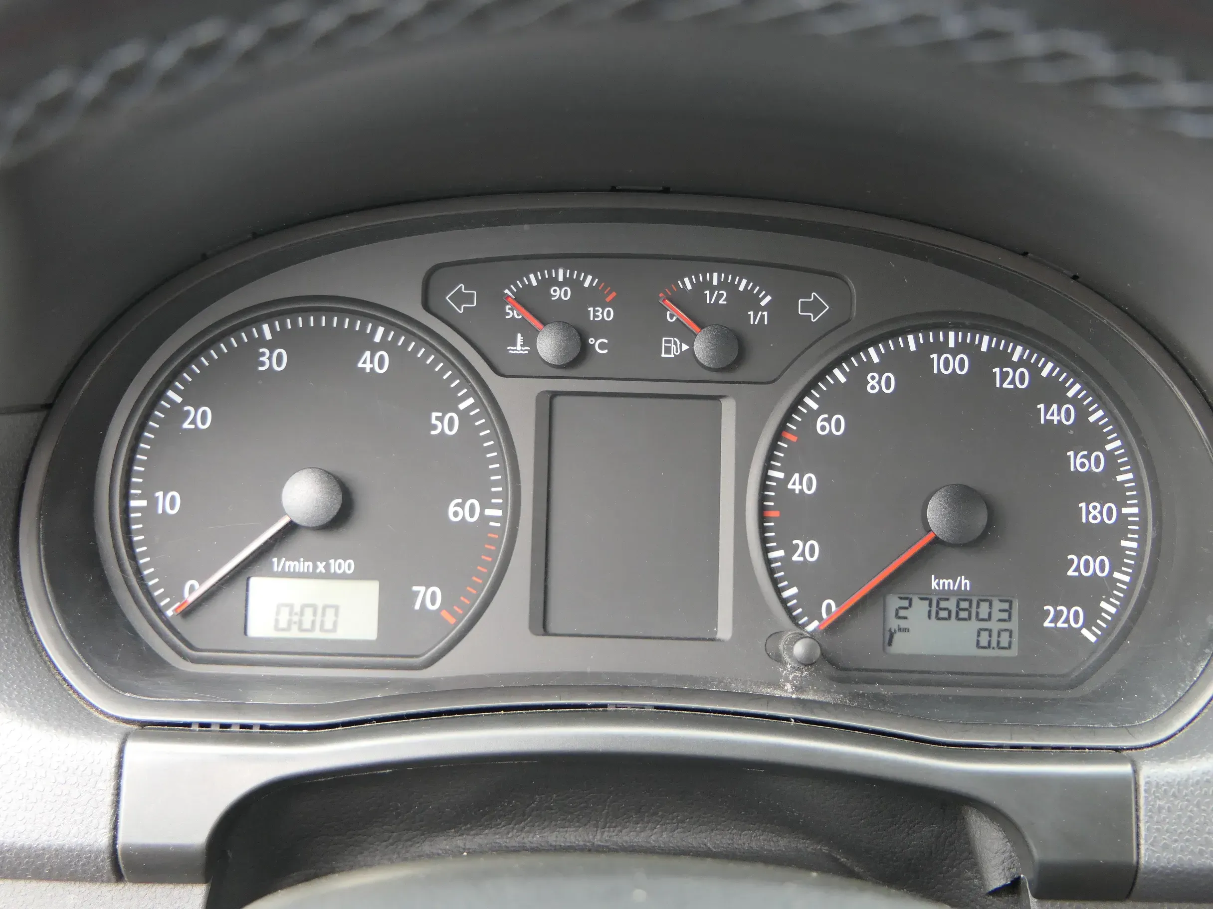 VW Polo 9N 3Tacho Tachometer Kombiinstrument 276.000km 6Q0920825M 1,4TDI BNV BNM - Bild 1