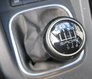 Golf 5 Schaltknauf Schaltsack Schaltknüppel Leder 6-Gang 1k0711113CC Sport GT TD - Bild 5