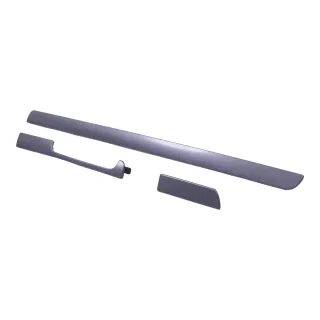 VW Golf 5 1K Verkleidung Abdeckung Dekor links + rechts -anthrazit-metallic grau - Bild 1