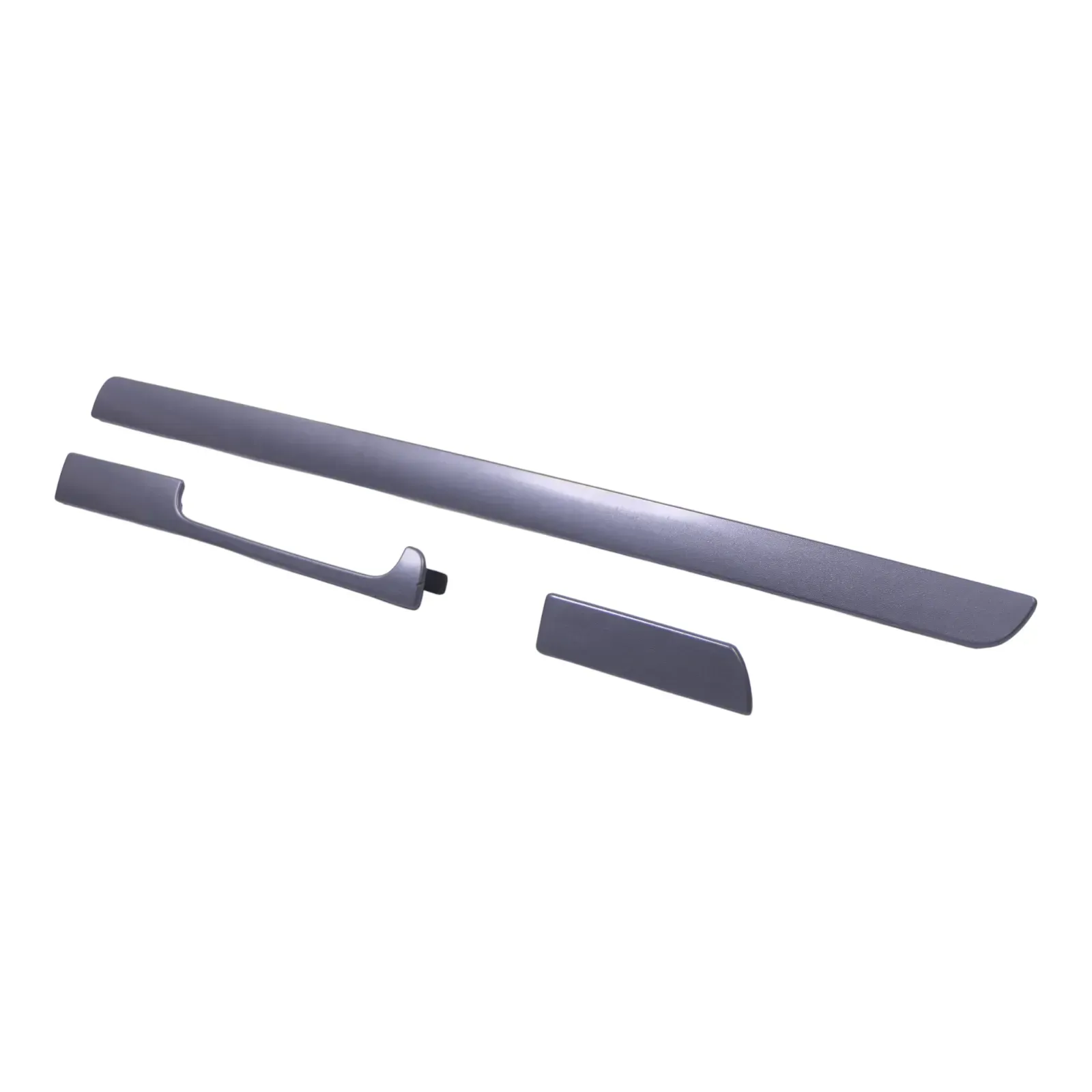 VW Golf 5 1K Verkleidung Abdeckung Dekor links + rechts -anthrazit-metallic grau - Bild 1