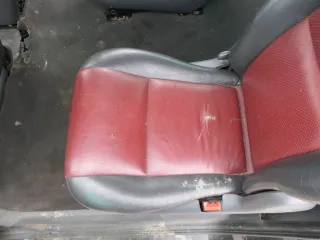 VW Sharan 7M Galaxy 1x Sitz hinten rechts Rücksitz 6+7 Sitz Leder rot - Bild 3