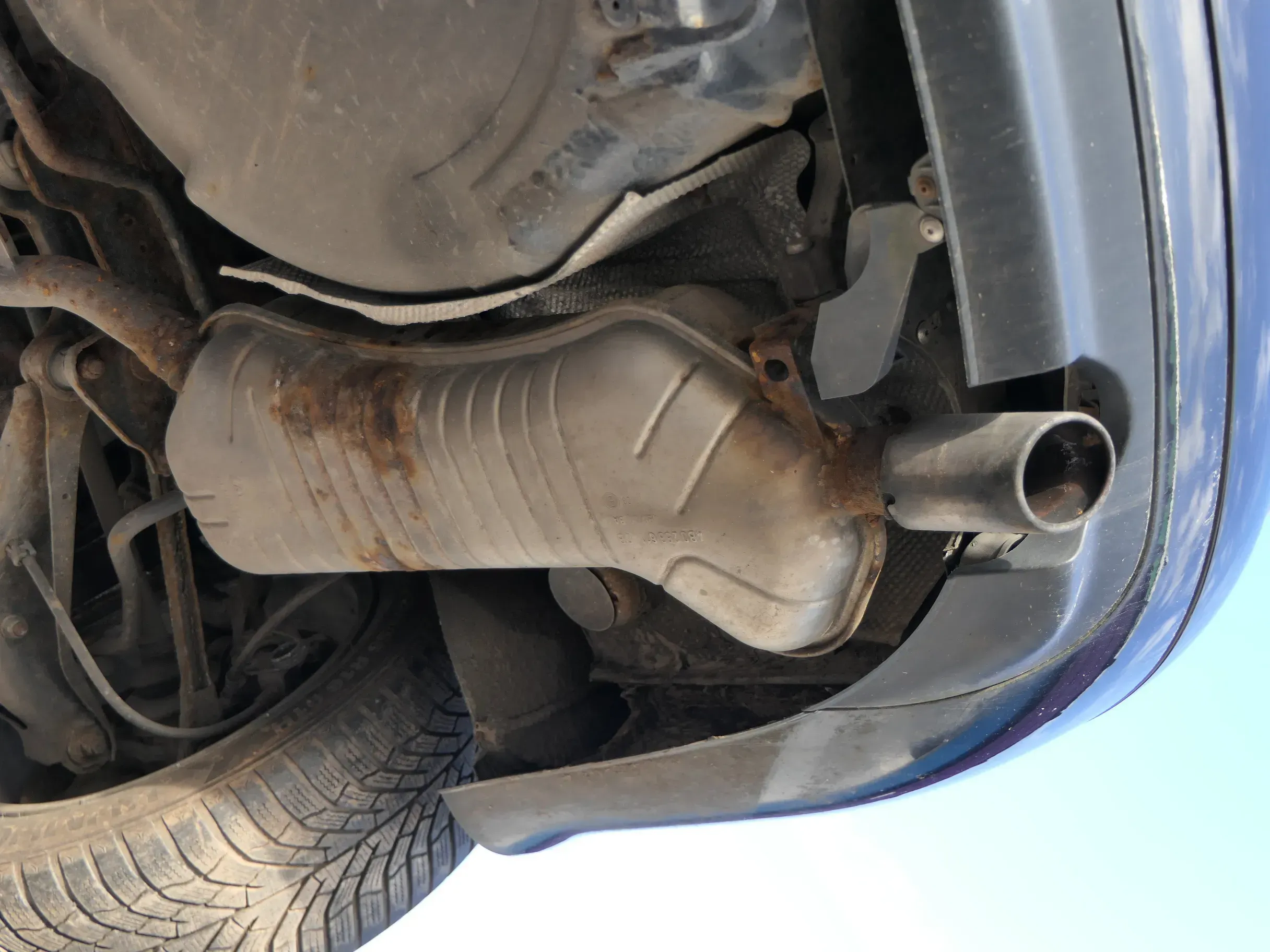 A6 4B Quattro Auspuff Endschalldämpfer hinten rechts 4B0253609EB BDV 2,4 - Bild 1