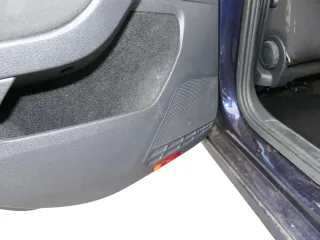 1x VW Golf 7 5G AU Variant Kombi Türverkleidung Tür hinten links schwarz - Bild 5