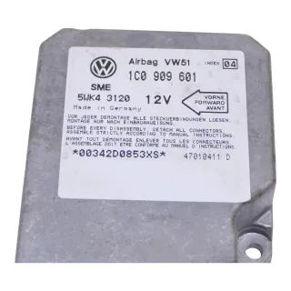 VW Polo 6N2 Lupo Steuergerät Airbag Airbagsteuergerät 1C0909601 D Index 02Q -04 - Bild 3