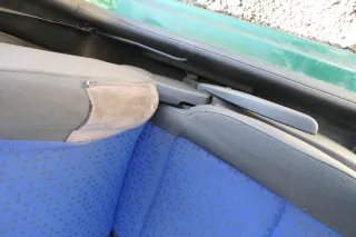 Arosa Lupo Sitz vorne links Fahrersitz Höhenverstellung schwarz blau - Bild 3