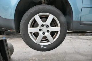 4x Audi A4 8E A6 4B Alufelgen 195/65R15 91H Winterreifen Reifen 4-7mm KBA 46659 - Bild 1