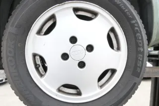 4x Audi A4 100 Alufelgen 195/65 R15 91T Winterreifen Reifen 4-8mm 8A0601025B - Bild 5