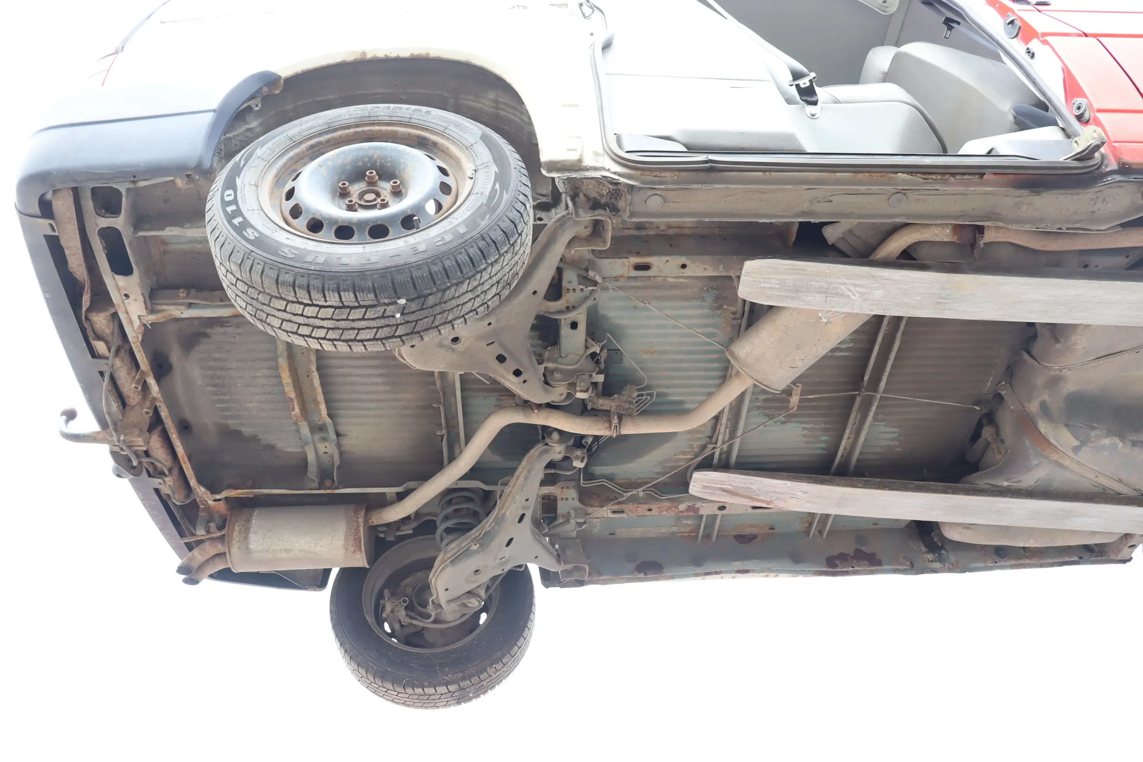 VW T4 Auspuff MIttelschalldämpfer +Endtopf mitte 1.9 TDI AAB AJA ABL - Bild 1