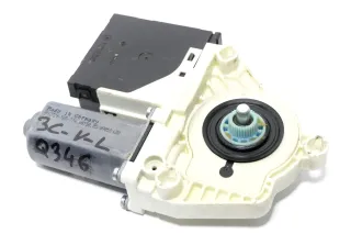 VW Passat 3C elektrischer Fensterheber Motor vorne links 1K0959701AC 1K0959793N - Bild 1