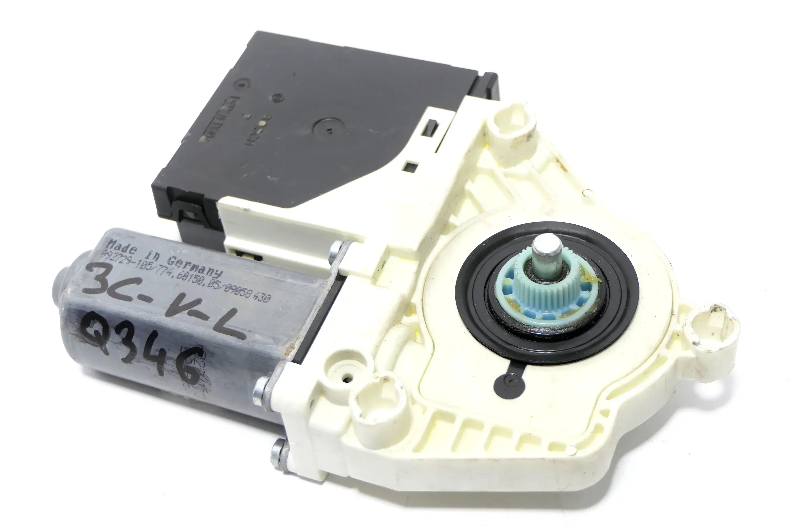VW Passat 3C elektrischer Fensterheber Motor vorne links 1K0959701AC 1K0959793N - Bild 1