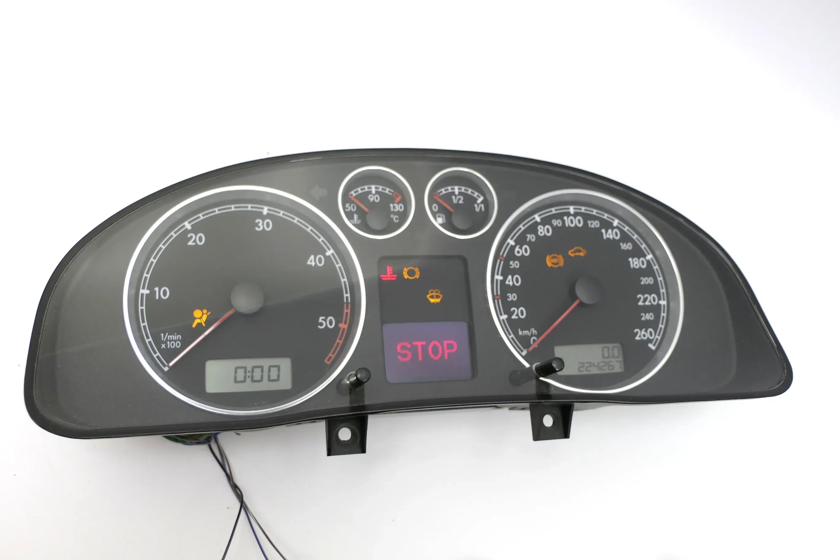 VW Passat 3BG Tacho Tachometer Kombiinstrument 224.000km 3B0920829A Diesel TDI - Bild 1