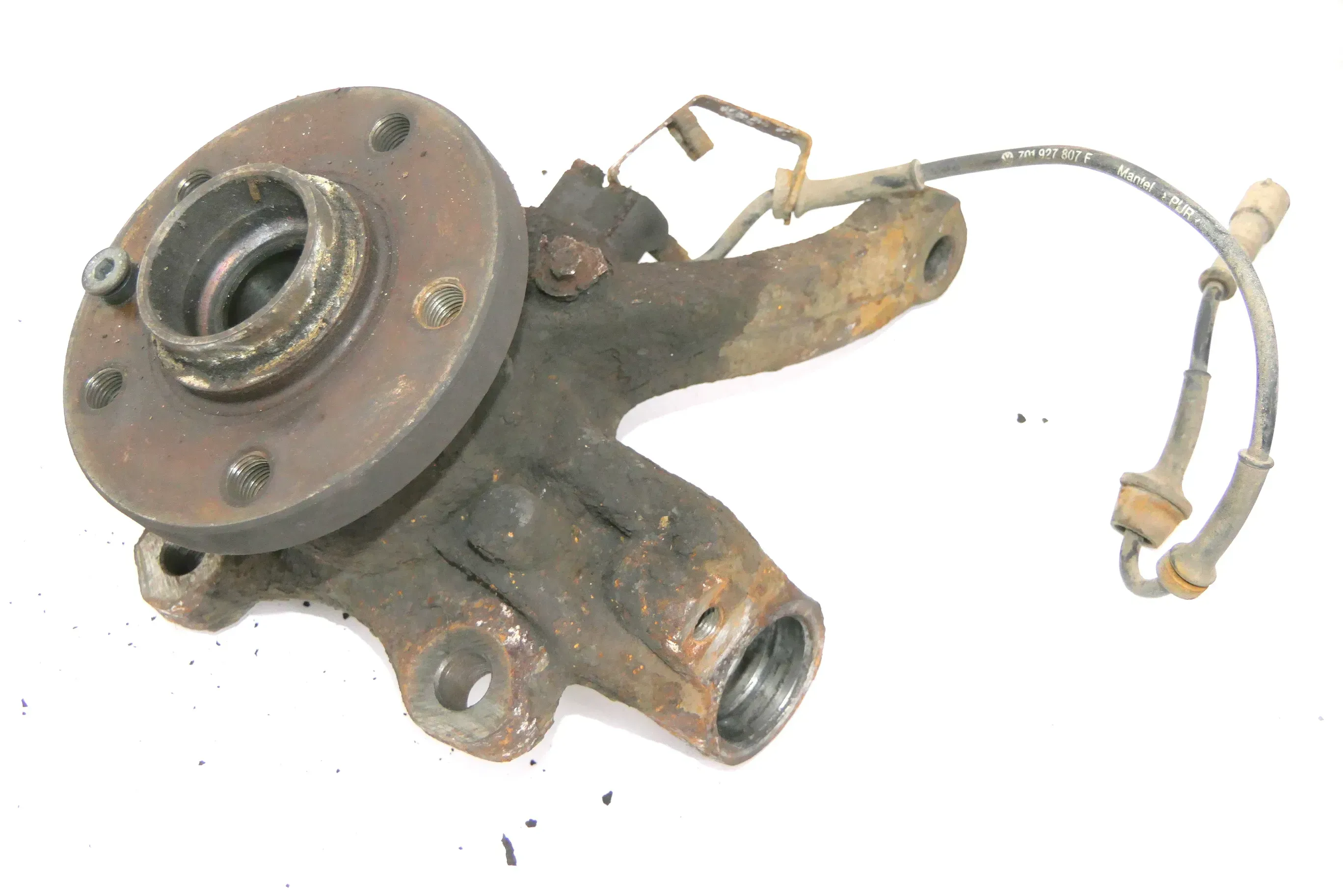 VW T4 Achsschenkel Radlager rechts vorn 7D0407258A mit ABS/ mit Servo - Bild 1