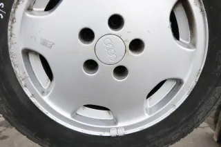 4x Audi A4 100 Alufelgen 195/65 R15 91T Winterreifen Reifen 3-6mm 441601025S - Bild 12