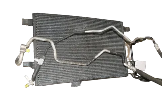 Audi A6 4B Klimakühler Klimaanlage Klima Kondensator mit Leitungen 6-Zylinder Be - Bild 2