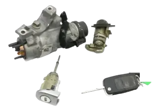 VW Passat 3BG Schloßsystem Türschloß Heckschloß 2x Schlüssel Zündschloß Funk - Bild 2