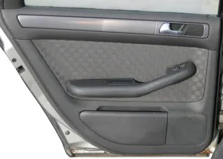 1x A6 4B Türverkleidung Verkleidung Tür hinten links schwarz soul - Bild 2