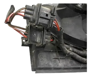 VW Golf 4 Bora Lüfterzarge Lüfter Kühlerlüfter Klimaanlage 1J0121207M 1J0959455M - Bild 2