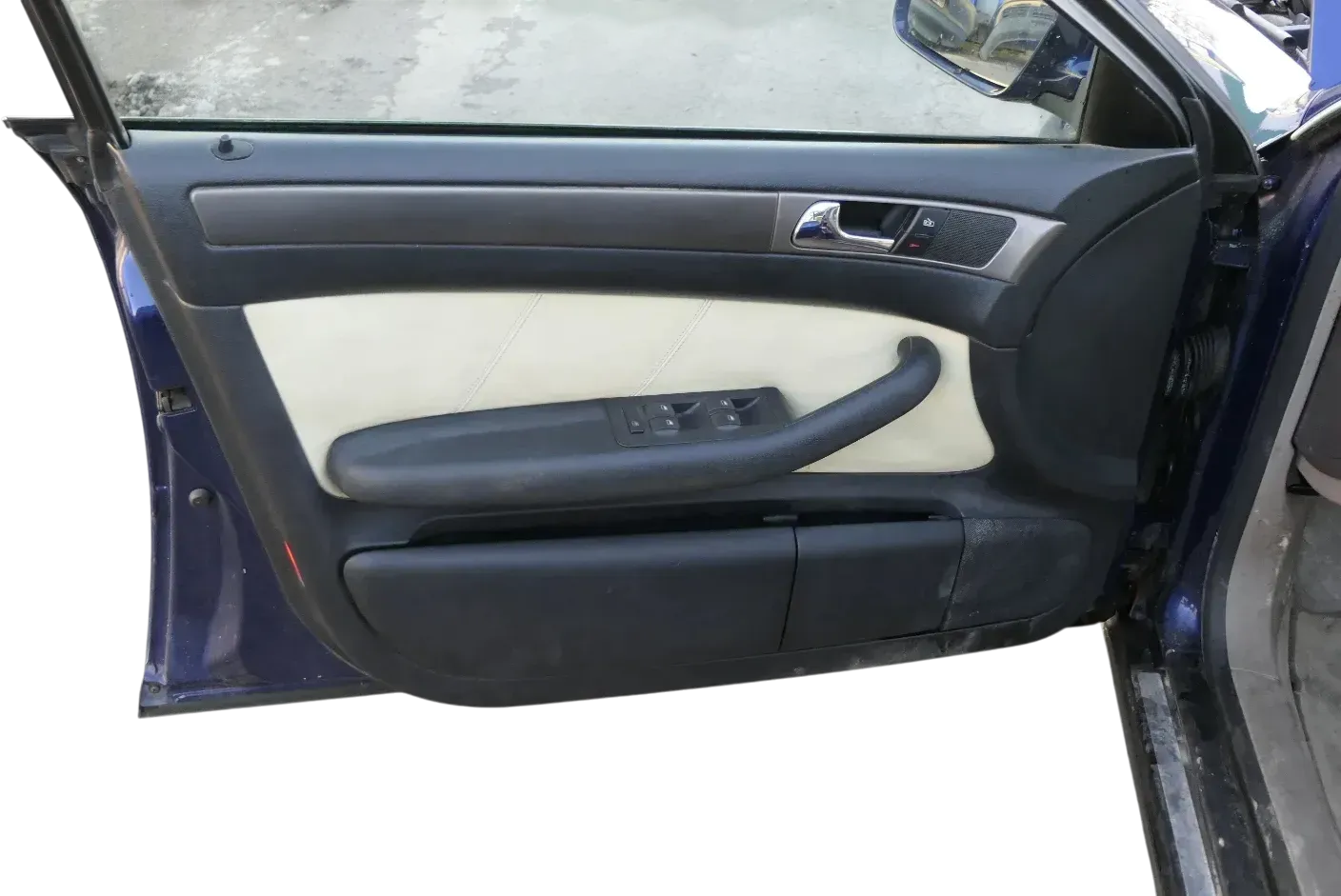 Audi A6 4B Türverkleidung Verkleidung Tür vorne hinten Leder besch melange beige - Bild 1