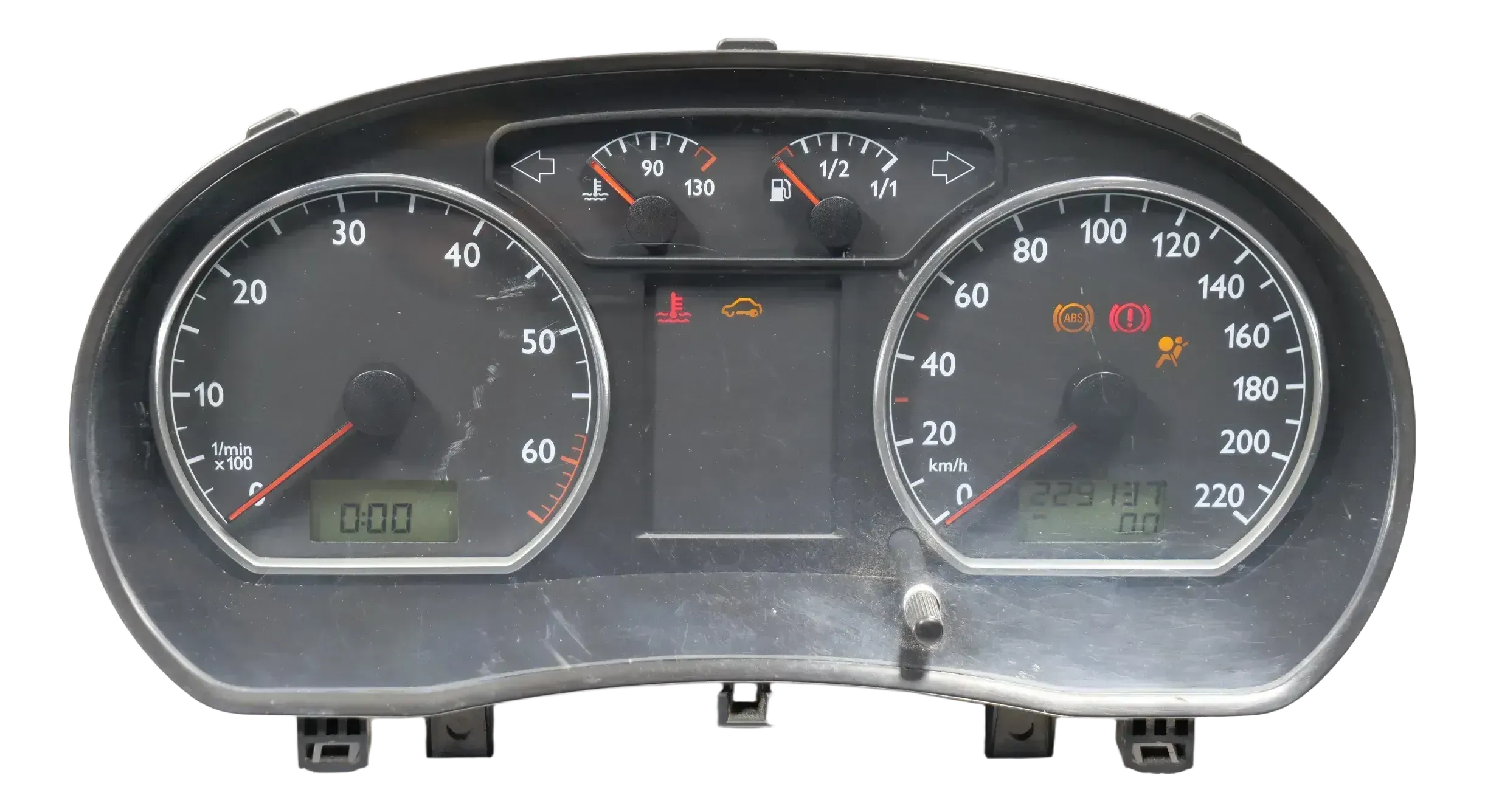 VW Polo 9N Tacho Tachometer Kombiinstrument 6Q0920821N 1,2 47kw 40kw 229.000km - Bild 1