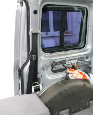 VW Caddy 2K Gurt hinten rechts 1. Sitzreihe Fahrgastraum 2K0857812C - Bild 1