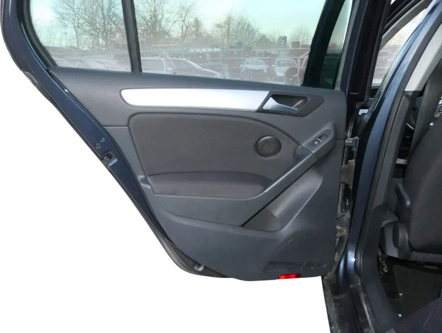 1x VW Golf 6 5K Türverkleidung Verkleidung Tür hinten links 4/5-Türer schwarz - Bild 1