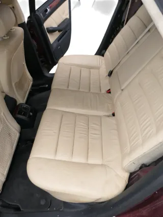 A6 4B Kombi Avant Rückbank Rücksitzbank Sitz Rücksitz Leder vanille gelb perlnap - Bild 2