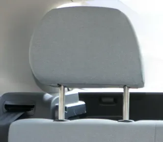 Seat Ibiza 6L Kopfstütze hinten rechts oder links grau wasserblau - Bild 1