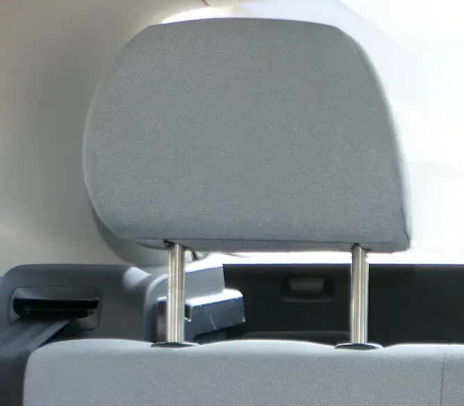Seat Ibiza 6L Kopfstütze hinten rechts oder links grau wasserblau - Bild 1