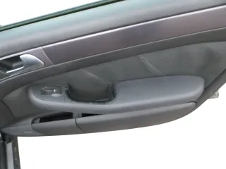 1x A6 4B Türverkleidung Verkleidung Tür vorne rechts Leder schwarz soul Bose - Bild 3